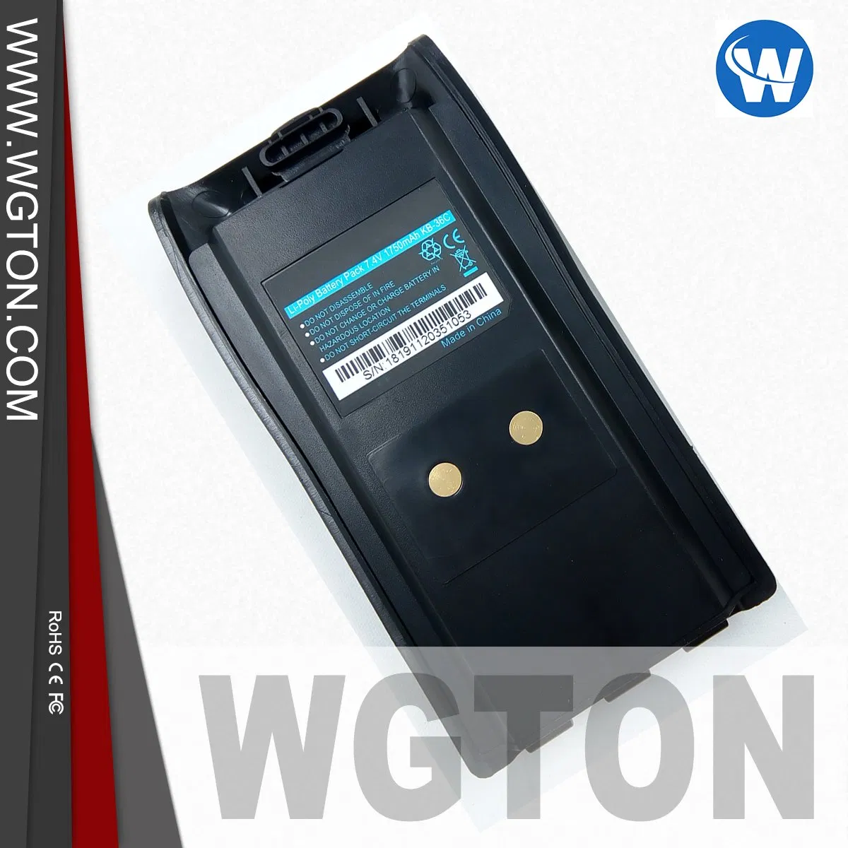 Kb-36c Battery for Walkie Talkie Kirisun PT6800 Two Way Radio