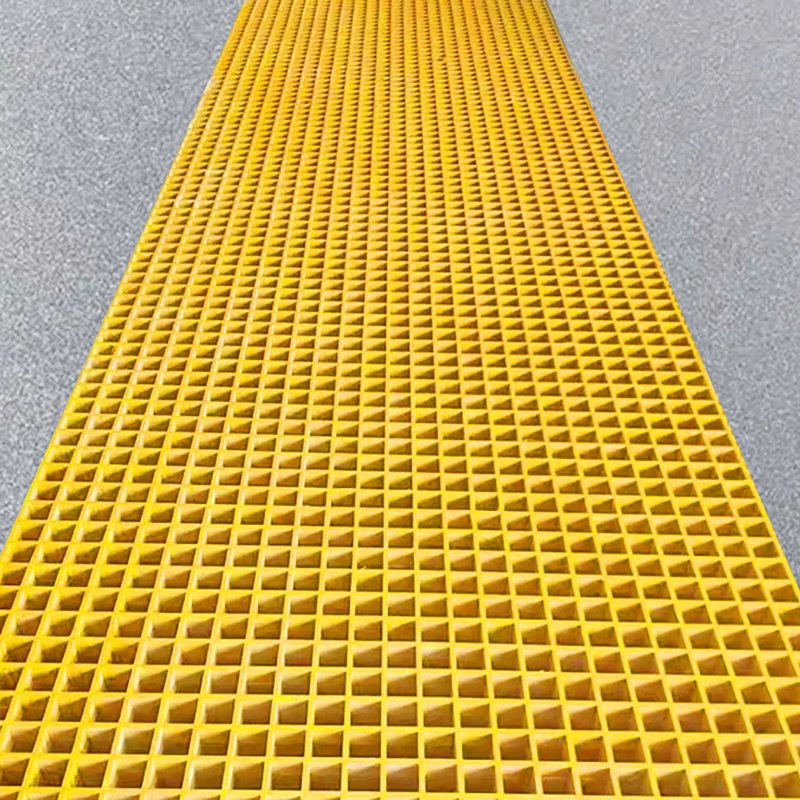 Custom Cut Edges Smooth Finish Safety FRP Grating