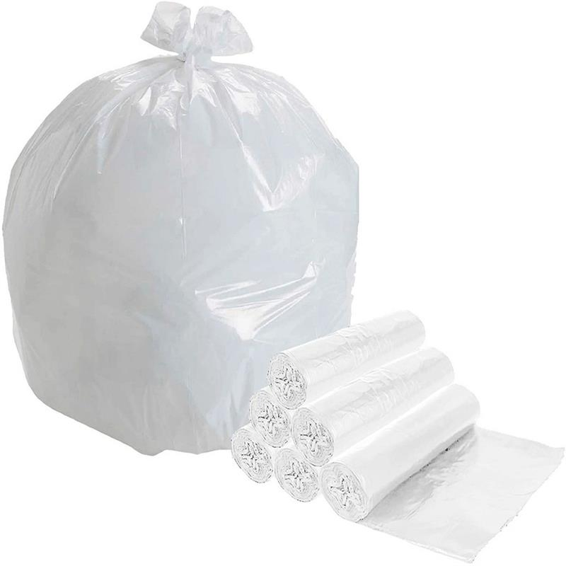 High Quality PE Heavy Duty Thickened White Black Dustbin Bin Liner Plastic Trash Bag Garbage Bag Waste Bag Packaging