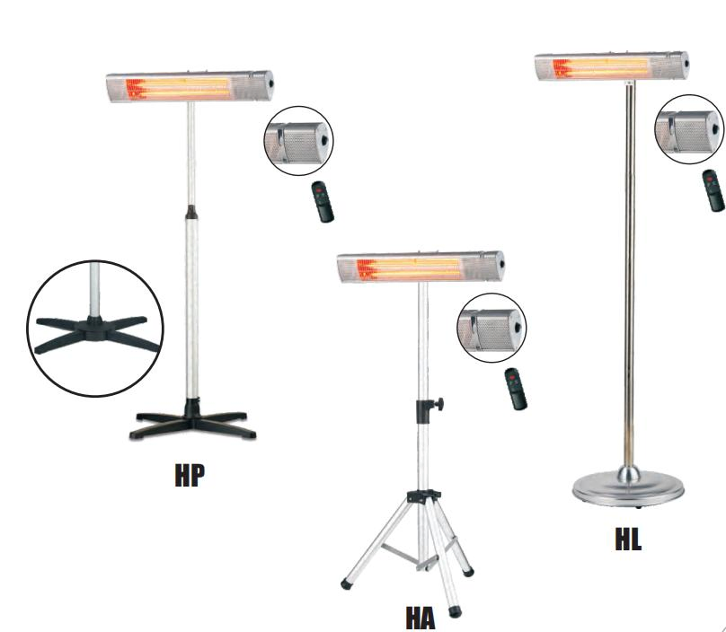 Infrared Heating Lamp Electric Indoor Outdoor Patio Heater Infrared Carbon Tube Heater Quartz Heating Tube Heater for Heating