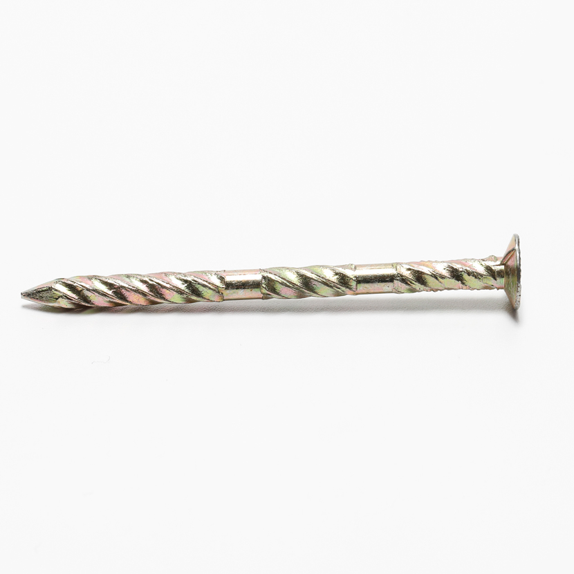 China Iron Nail Factory Hardware Construction Nail Twisted Shank 2''-6'' Galvanized Screw Nail