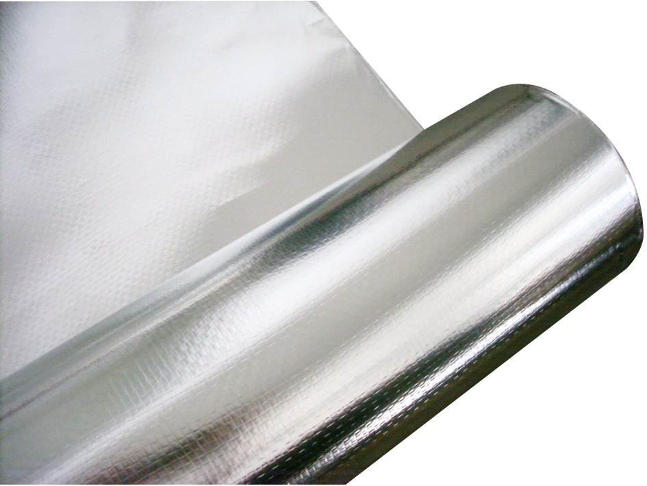 Heat Insulation Materials N Construction Aluminum Foil Coated with Fiberglass Fabric