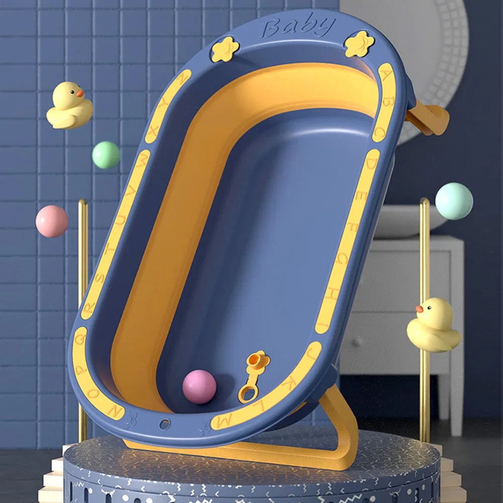 Складная детская ванночка для новорожденных и малышей