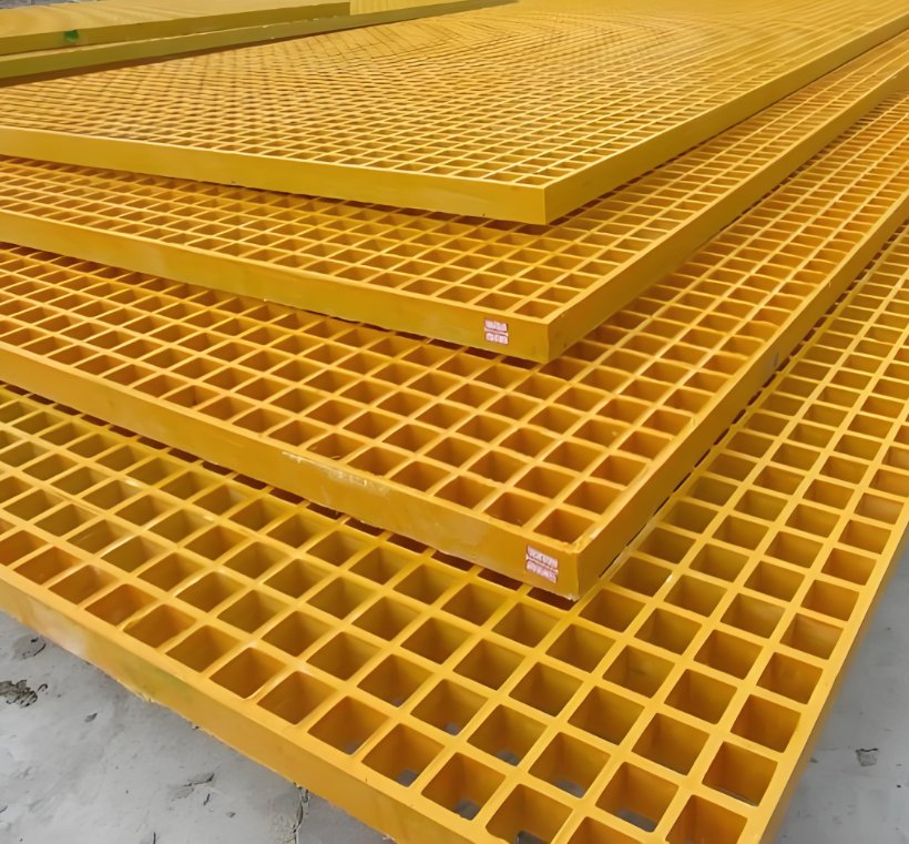 Grating Fiberglass Floor Grills Glass Fiber FRP GRP Reinforced Molded Grille
