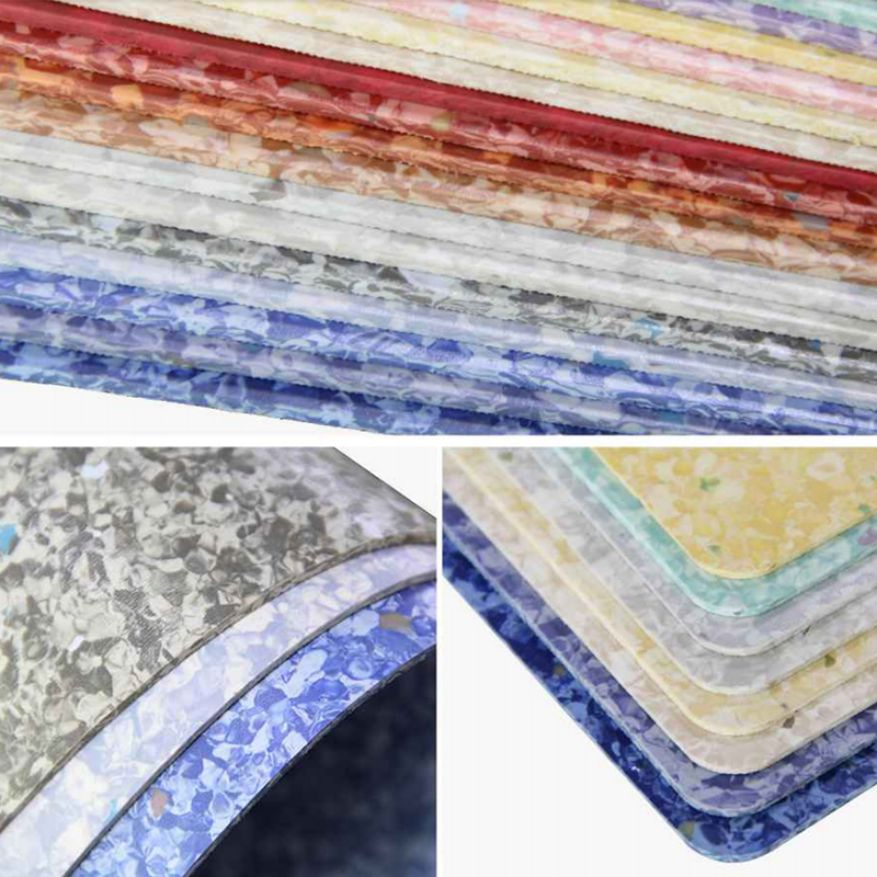 Self Adhesive Easy Installation Vinly Roll Homogeneous Plastic Floors