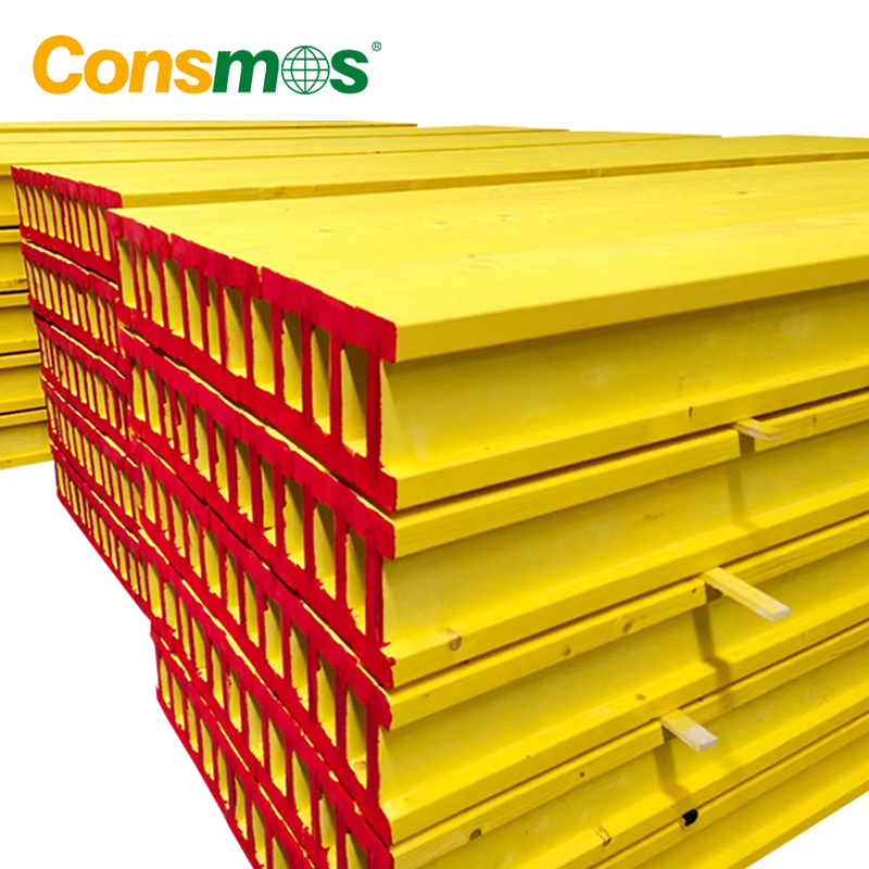 China Cheap Yellow High Quality Concrete H20 Formwork Wood Beam Plywood H20 Wood Timberbeam
