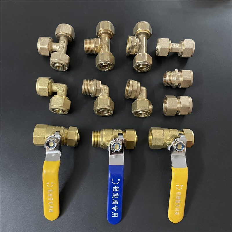 5mm Male Adapter Threaded Copper Brass Coupling Plastic Plumbing Fittings