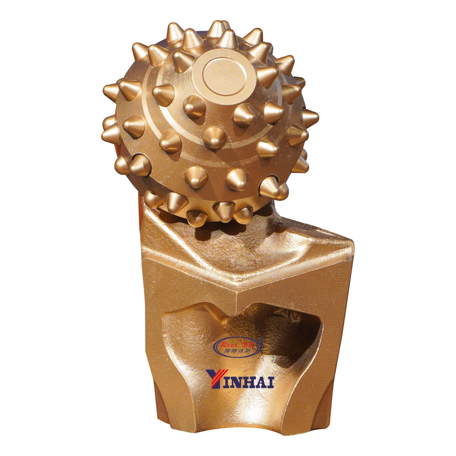 8 1/2" IADC637 Single Roller Cone Bit for Core Barrel and Piling Foundation, Single Cutters/ Segments / API Roller Bit Palm