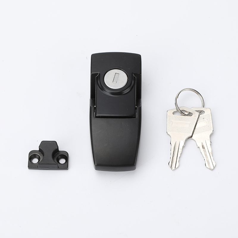 Black Coated Metal Cabinet Hasp Latch Dk604 Security Toggle Lock with Two Keys for High Security Applications