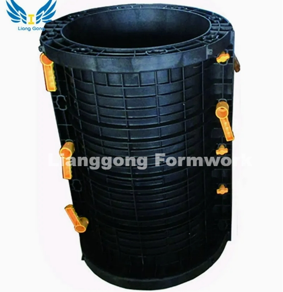 Doka Supplier Construction Material ABS Plastic Circular and Elliptic Column Formwork for Concrete Casting