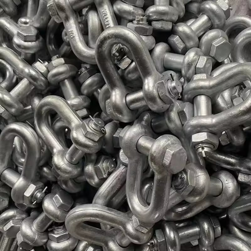 Heavy Duty G2150 Forged Hot Anchor Crane DIP Screw Pin Anchor Shackle