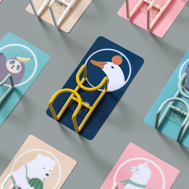 Cartoon Stainless Steel Washstand Punch-Free Washbasin Hanger