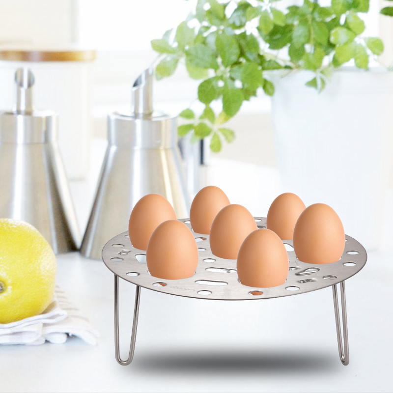 Metal Egg Rack Stainless Steel Steamed Egg Rack for Kitchen