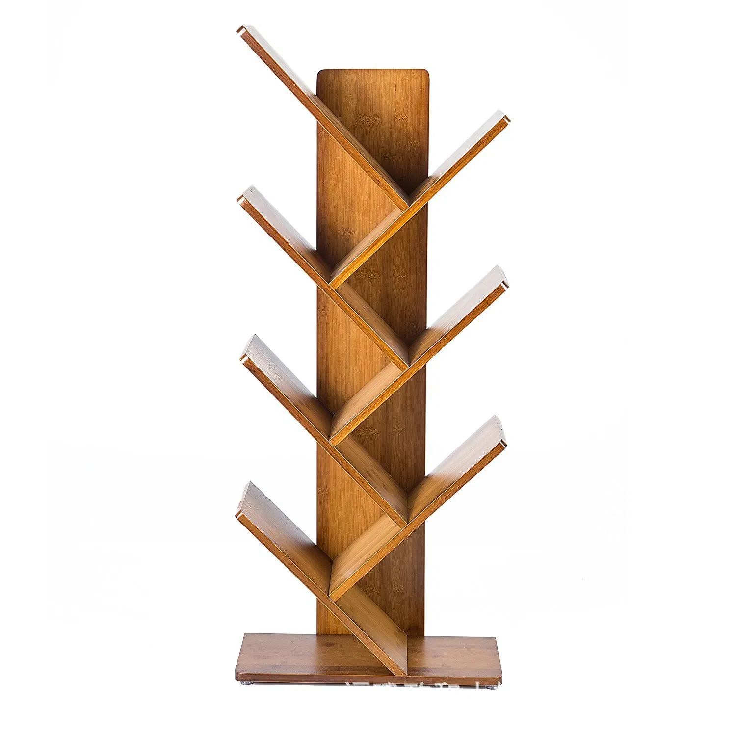 Wooden Home Decor Office Bathroom Accessories Flower Display Free-Stand Bookcase