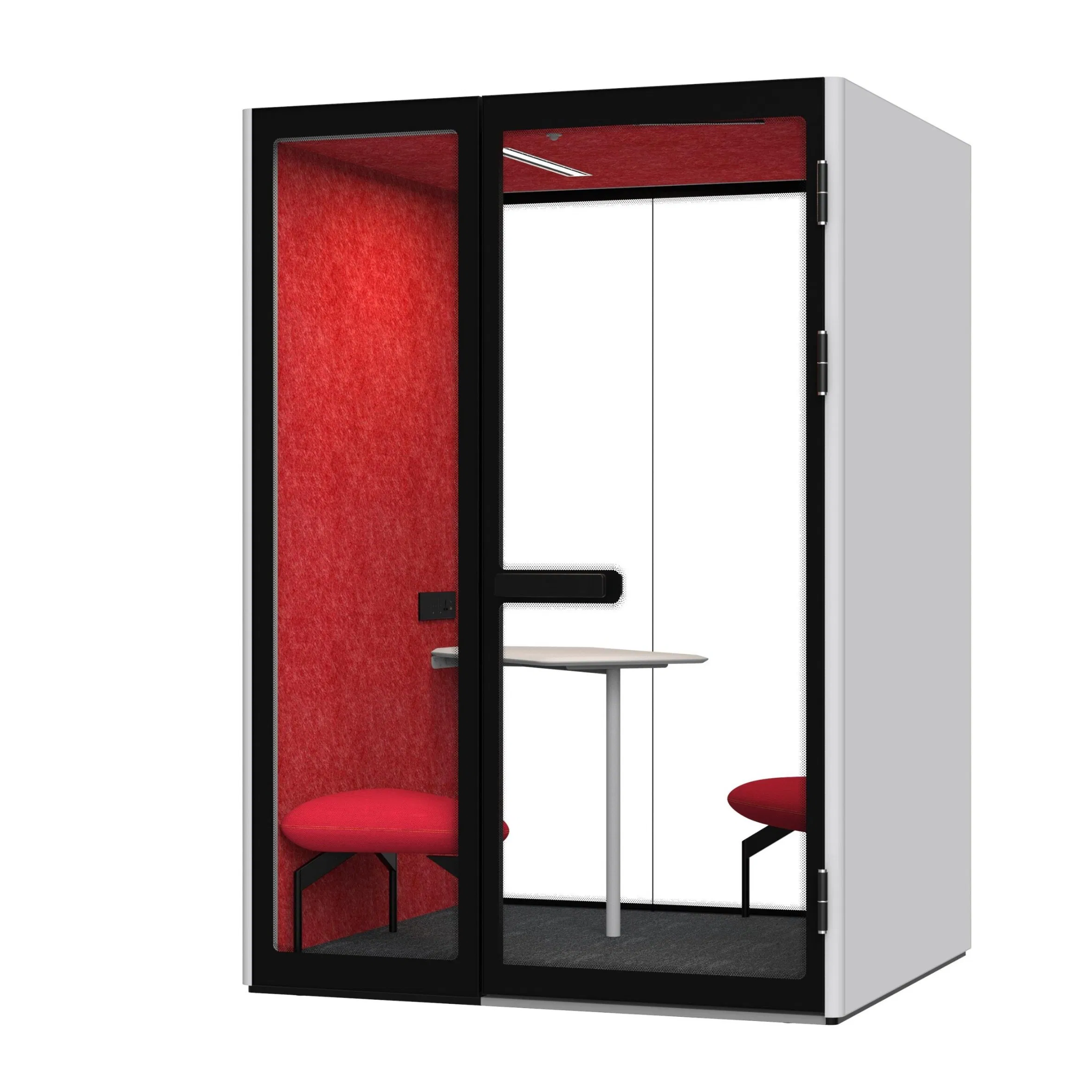 Ventilated Soundproof Phone Pod for Office Building Phone Booth