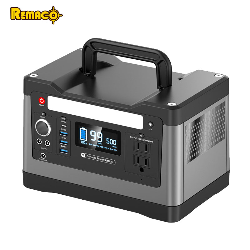 Outdoor Camping 500W 1000W Solar Power Station for Camping Hiking