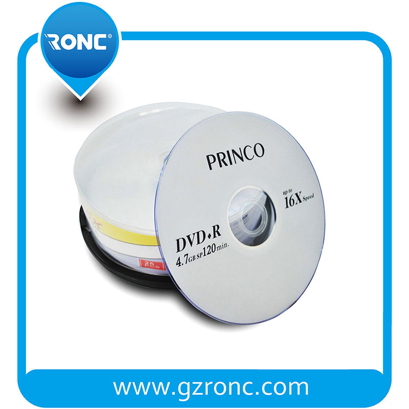 DVD-R 4.7GB чистые, с печатью логотипа OEM