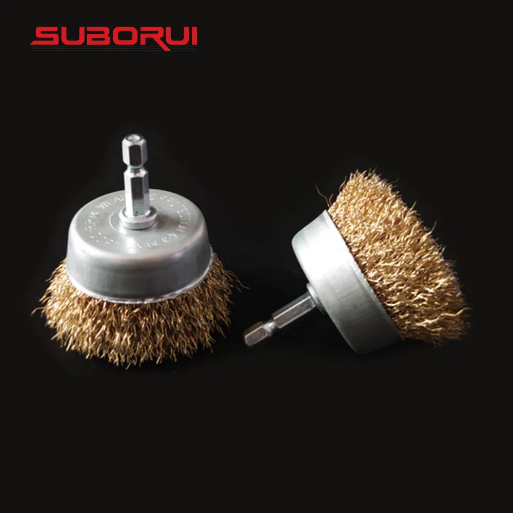 Suborui Manufacturer Abrasive Tool Heavy-Duty Wire Cup Brush for Efficient Surface Cleaning Polishing