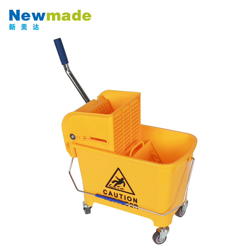 Mini 20L Mop Bucket Wringer Trolley Family Mop Bucket with Wringer