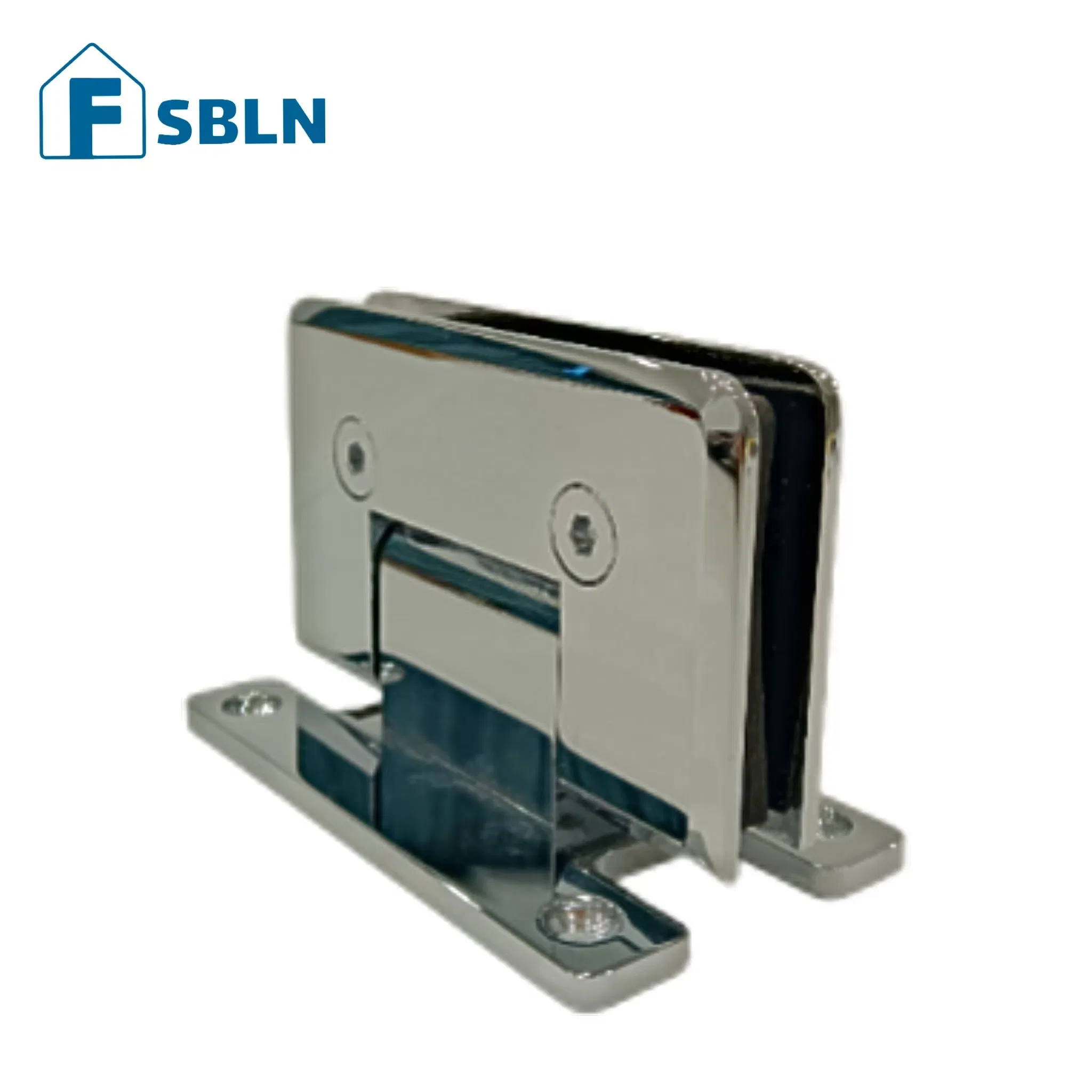 Sturdy Square Corner Shower Hinge with Full Back Panel