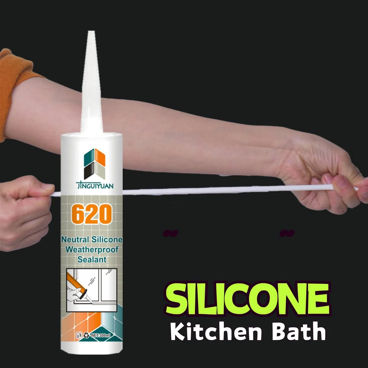 Neutral Silicone Sealant Weatherproof Silicone Window Caulking Gap Seal