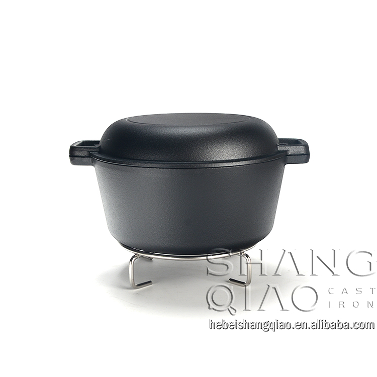 Чугунная голландская печь 2 в 1, 5 кварт