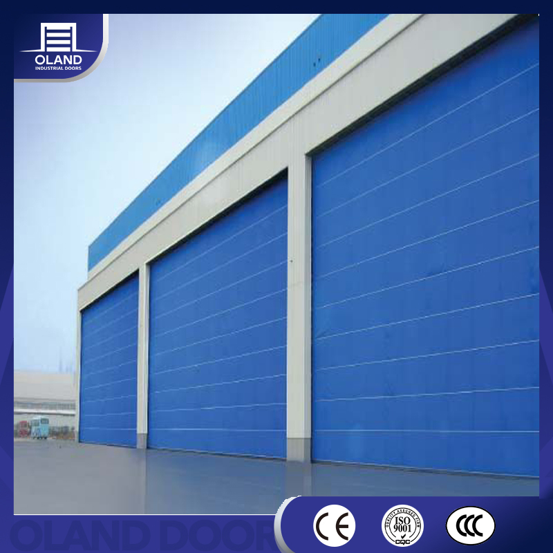 High Quality Windproof PVC Fabric Hangar Door Automatic Customized Size Mega Fabric Doors Flexible Giant Mining Hangar Door for Airport or Workshop Warehouse