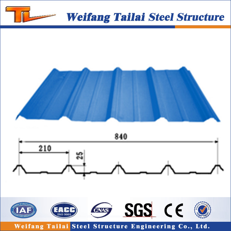 Galvanized Steel Sheet Roof and Wall Panel Steel Structure Building