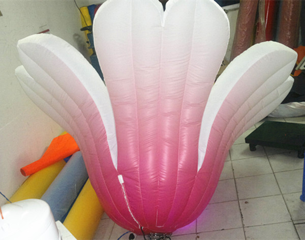 2023 Advertising Big Inflatable Flower with LED Light System