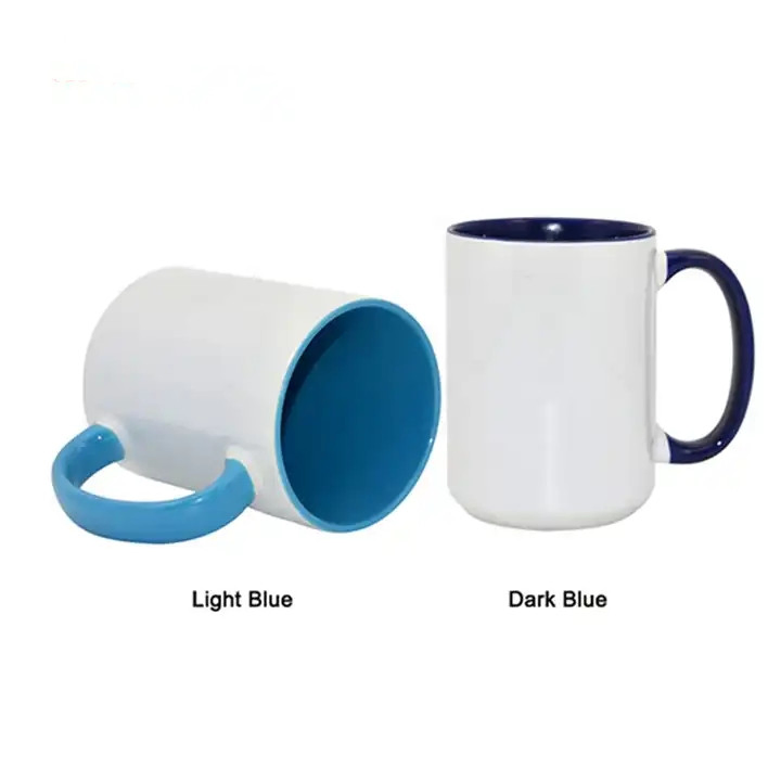 Dishwasher Safe Mug Personalized 15 Oz Large Two Tone Custom Color Coffee Mug Ceramic Mug Coffee Mug Manufacturer