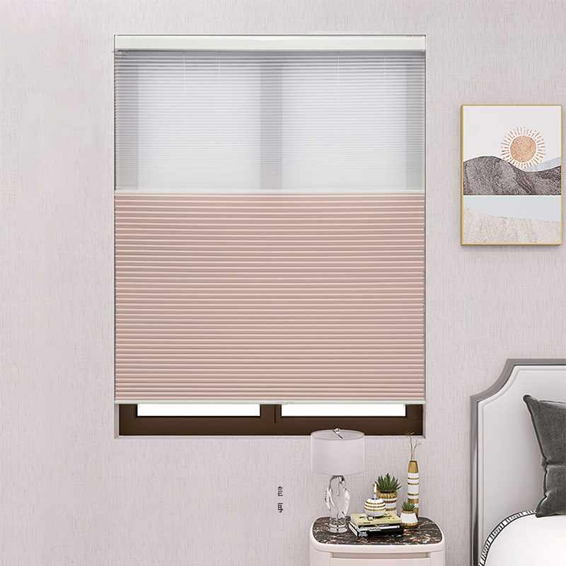 Manufacturer Modern Cellular Fabric No Drill Cordless Day and Night Honeycomb Blinds