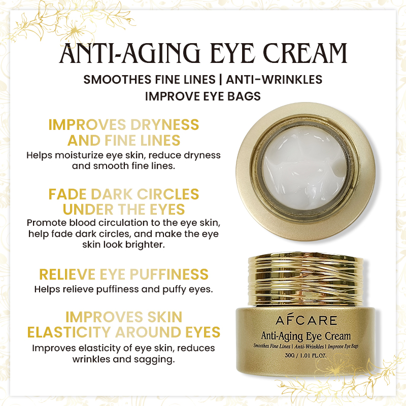 Bags Paraben-Free Anti-Puffiness Anti-Wrinkle and Hyaluronic Acid Retinol Under Moisturizer Eye Cream