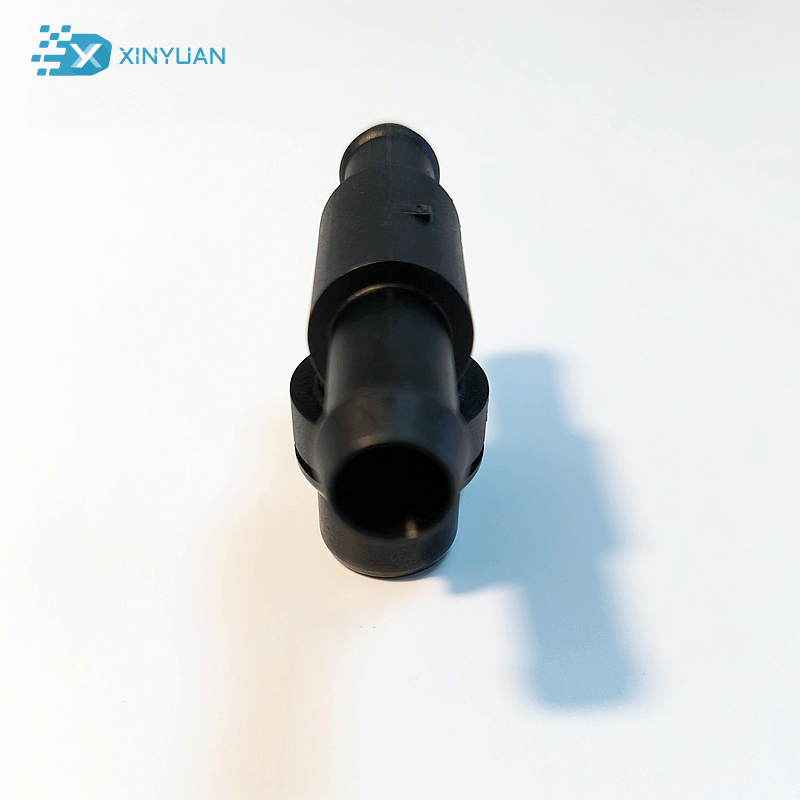 Premium Black Plastic Quick Connector for Durable Hose Tee