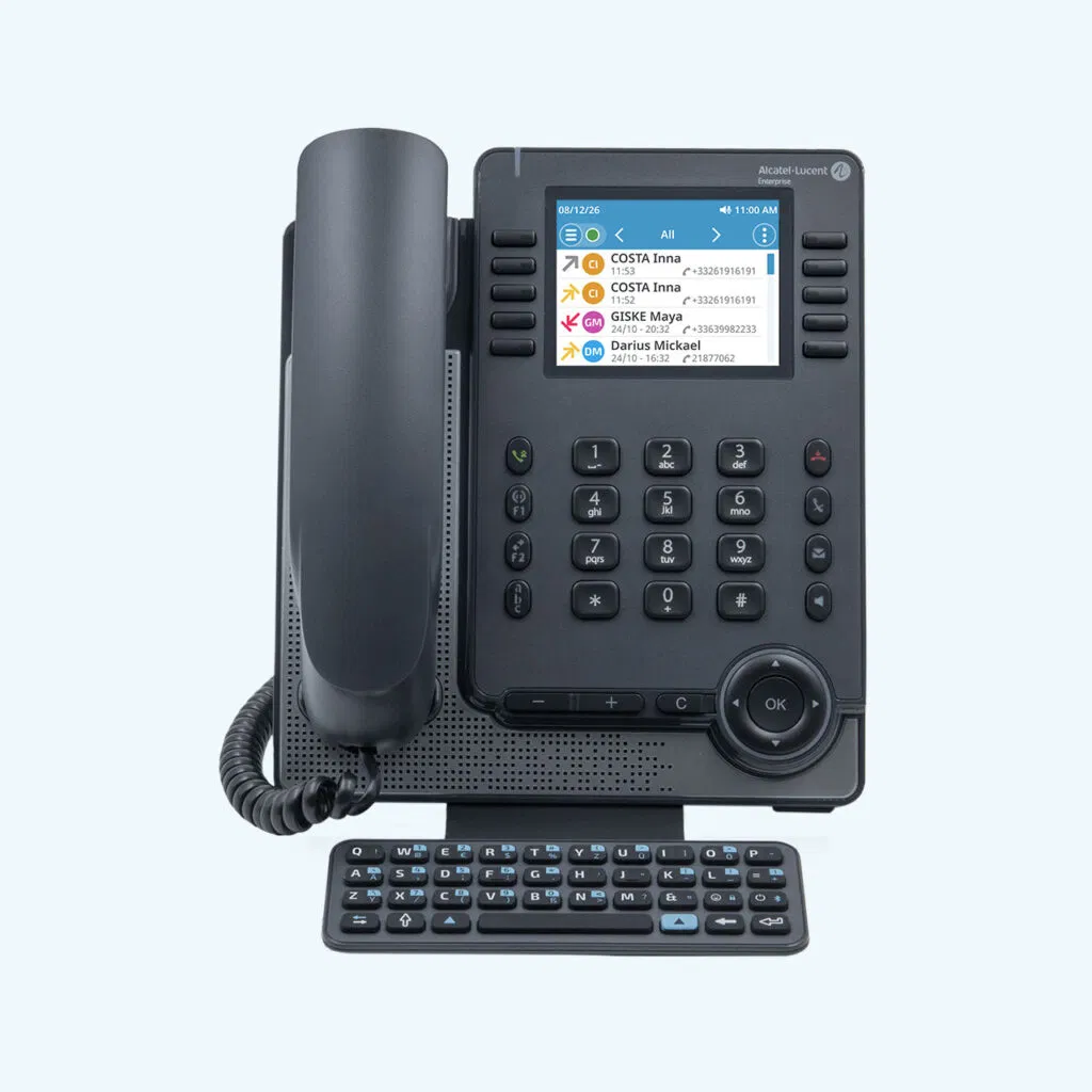 ALE-30H SIP IP Desk Phone for Business VoIP System, HD Voice Office Telephone with PoE Support