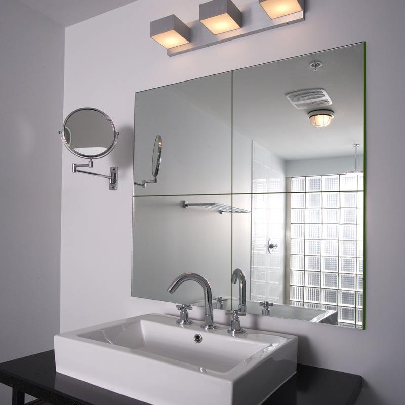 4mm 5mm 6mmm Silver Aluminium Double Coated Copper Free Mirror Glass Decorative Bathroom Safety Clear Float Antique Mirror