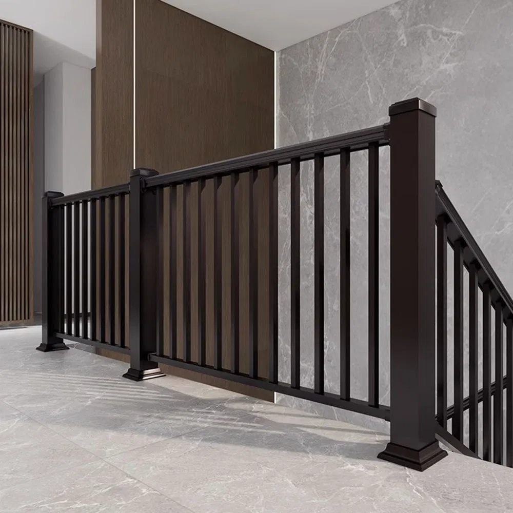 Popular Zinc Steel Staircase Handrail Aluminum Alloy Balcony Guardrail