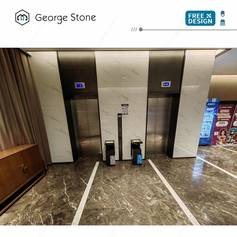 High Performance Onyx Big Slab Wall Mosaic Tile Floor Artificial Granite Marble