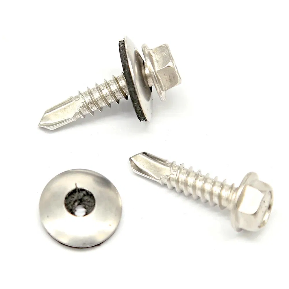 Fastener Roof 6.3X19 mm Washer PT3 Metal Hexagon Head Self-Drilling Screw