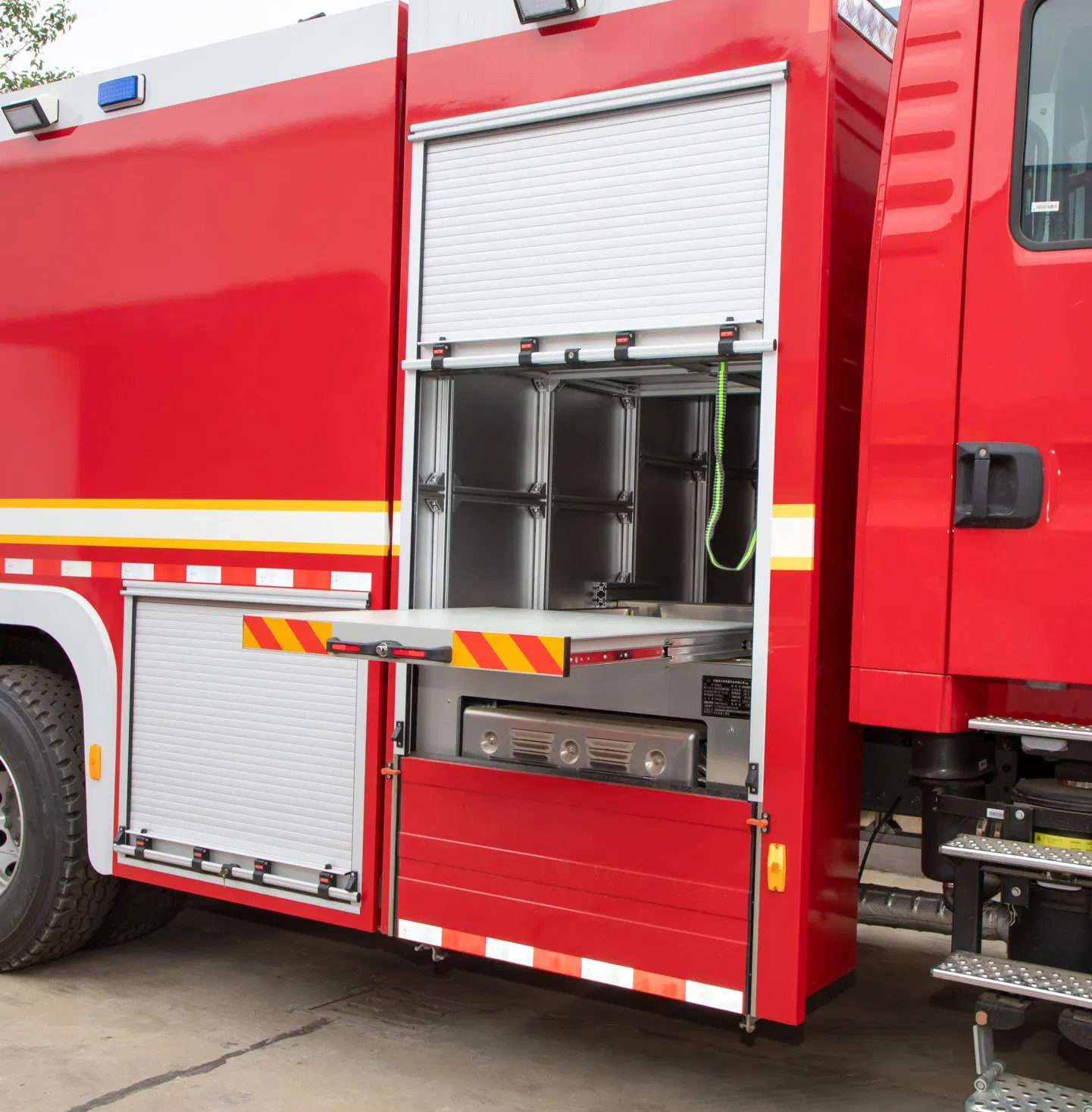 Tian Chang Customized Fire Truck Aluminum Shutter Door with CAD