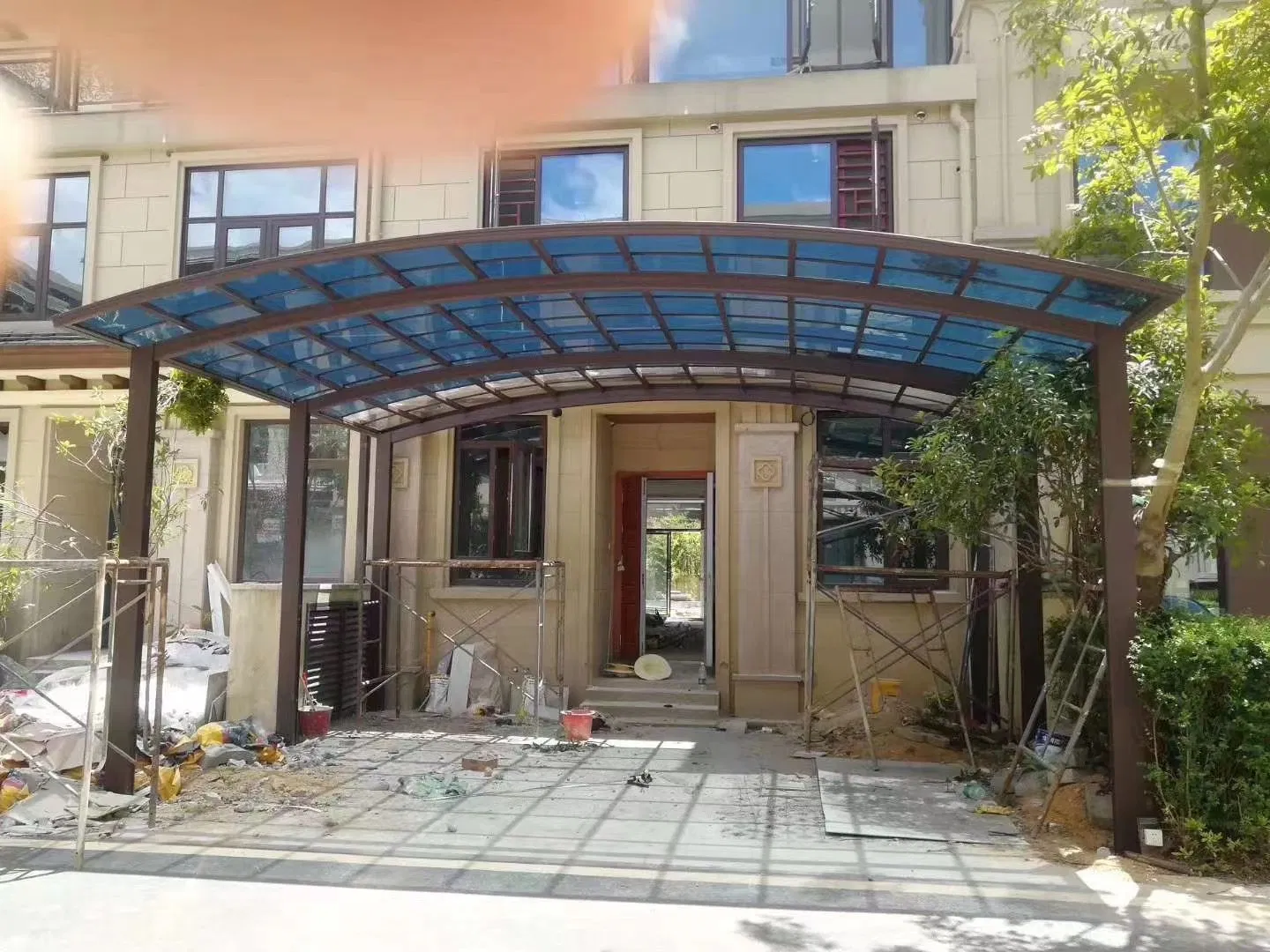 Customize Garden Parking Lot Easy Use Carport for Car Aluminum Parking Tent Carport Canopy Factory