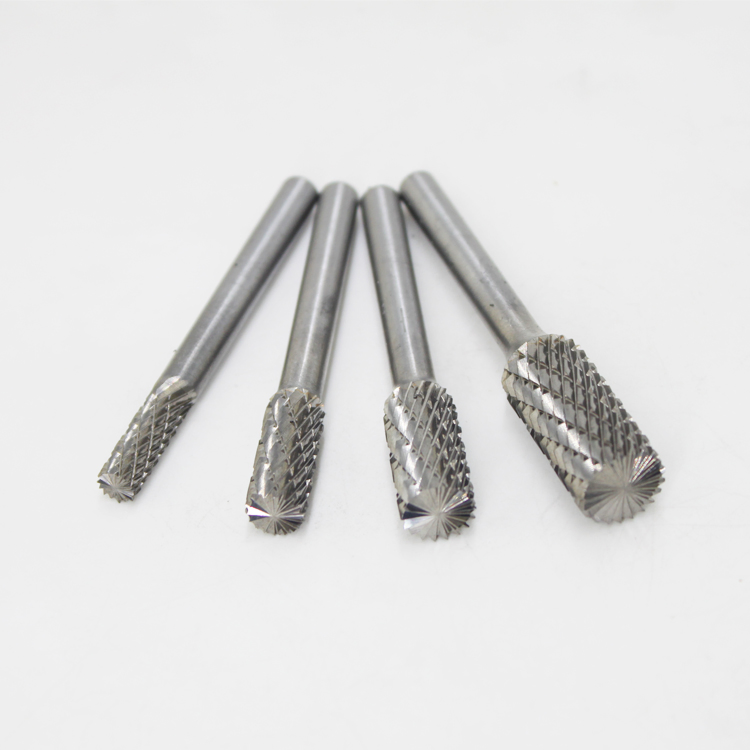 Mic Recommended Suppliers 3X6mm Double Cut Abrasive Burr Grinder Bits Tungsten Carbide Cylinder Flat End Carbide Burs