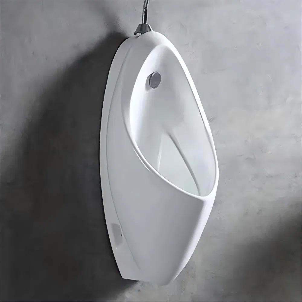 Modern Style Wall Mounted Water Saving Sensor Urinal Auto Flush Men Urinal