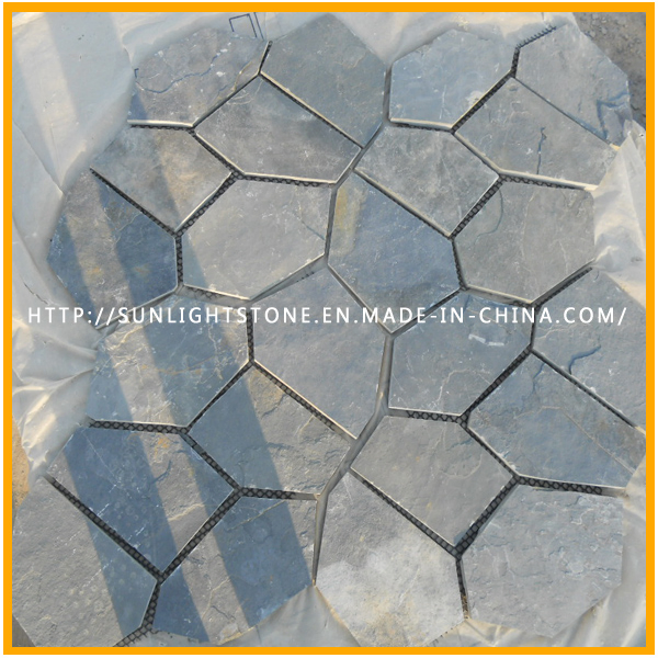 Exterior Natural Stone Pavement Rustic/Rusty Slate Walkway Flagstone for Garden