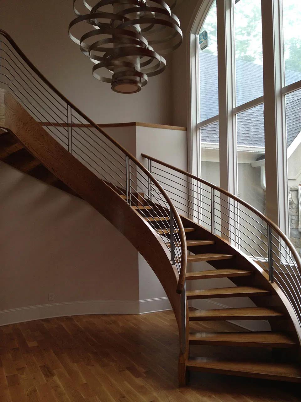 Popular Fashion Modern Design Stainless Steel Straight Staircase