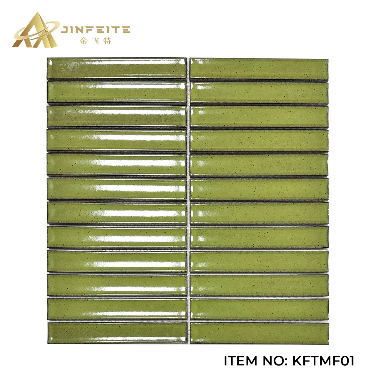 Серая глянцевая мозаика из фарфора для роскошного дизайна