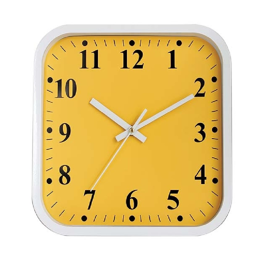 Minimalist Design Plastic Frame Precise Timing Simple Style Wall Clock