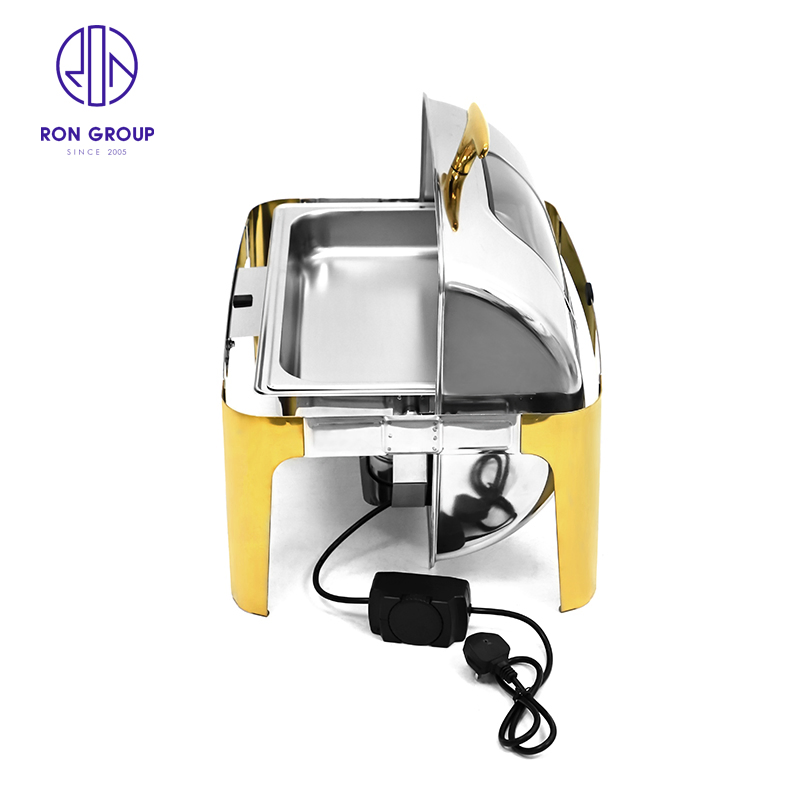 Ss201 Electrically Heated Stainless Steel Buffet Stove for Hotel Restaurant Buffet Stove for Round Buffet Holding Stove