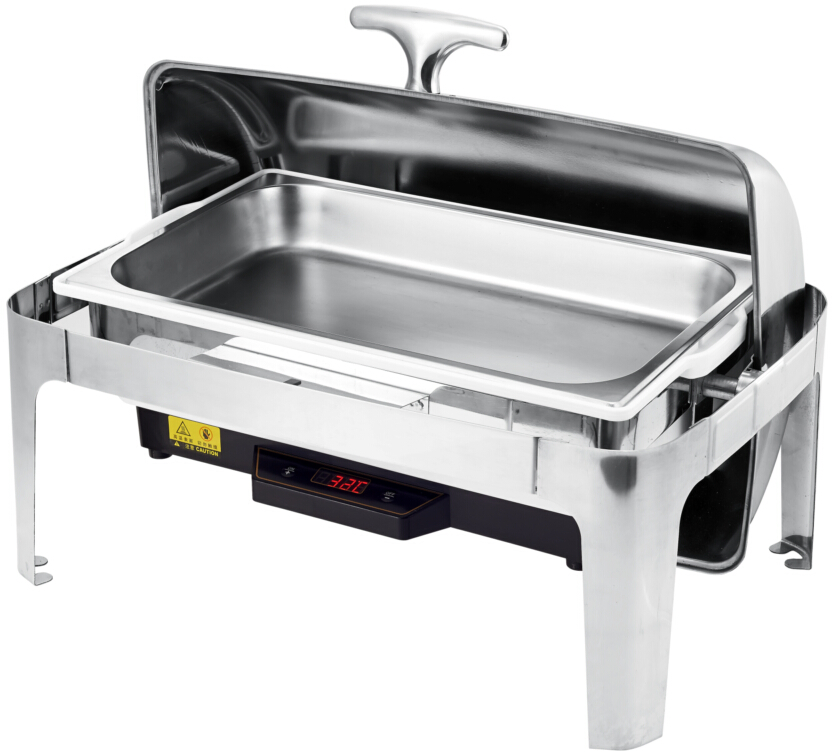 Electric Kitchen Appliance Food Soup Warmer Steamer Tray Buffet Stove Chafing Dish