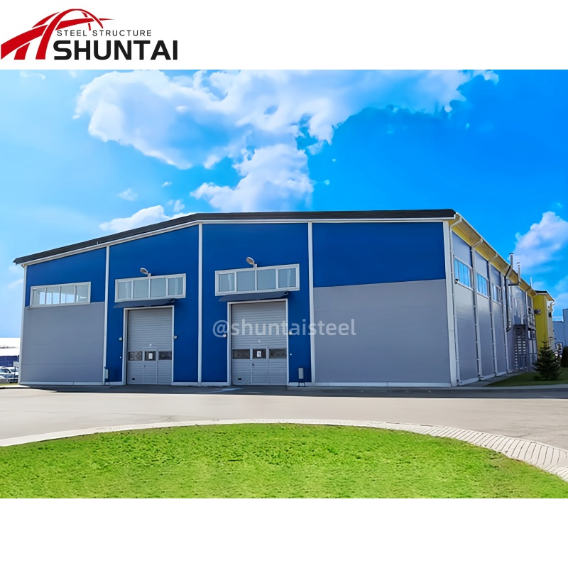 Large Span Best Cost-Effective Industrial Metal Light Steel Portal Frame Construction Material Prefabricated Workshop Warehouse Buildings Steel Structure