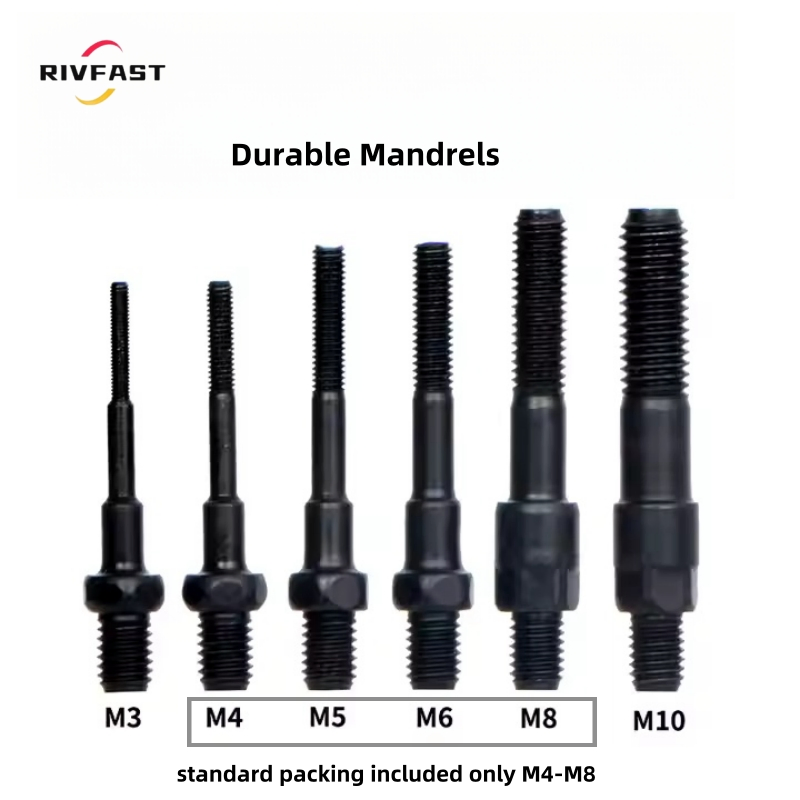 Battery Powered Rivet Nut Tool. Cordless Riveter with LCD Screen for M3-M10 Rivnuts